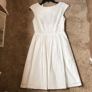 White eyelet Donna Morgan sundress